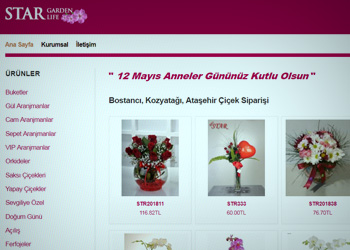 çiçekçi web tasarım